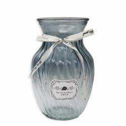 Ваза стеклянная CRYSTAL Ceres 19,5 см серая 83230818_YBCG-230818-14/2 Ваза стеклянная CRYSTAL Ceres 19,5 см серая 83230818_YBCG-230818-14/2