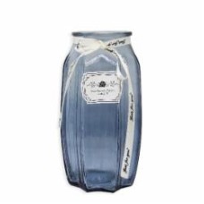 Ваза стеклянная CRYSTAL Athena 22 см серая 83230818_YBCG-230818-20/2