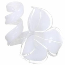 Подсвечник Fiore Basso 3 Pt 13х13х13 см молочный стеклянный White cristal