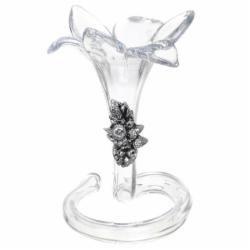 Подсвечник Fiore Alto 6 Pt 14х14х17 см прозрачный стеклянный White cristal