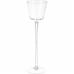 Подсвечник стеклянный 15-608B 11.5х40 см Wrzesniak Glassworks