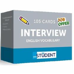 Карточки обучающие «English Student - Interview English Vocabulary (105)» 9786177702589