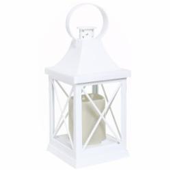 Свеча -фонарь LED белый 21х10х10 см пластиковый Pako-If