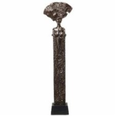 Статуэтка Maasai 14х9х55 см состаренная латунь/черный PANACHE