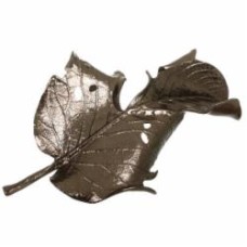 Статуэтка Organic Leaves 42х15х23 см состаренная латунь PANACHE