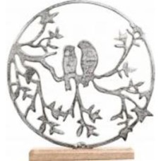 Статуэтка Birds серебряный 30,5х5х33 см Inari
