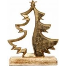 Статуэтка Christmas золотой 15,5х5х20 см Inari