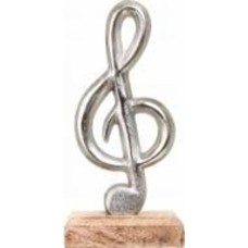 Статуэтка Clef серебряный 9,5х5х20 см Inari