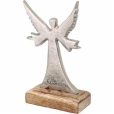 Статуэтка Angel серебряный 12х5х14,5 см Inari