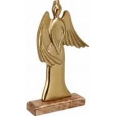 Статуэтка Angel серебряный 16х5х28 см Inari
