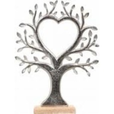 Статуэтка Lovely tree манговое дерево серебро 30х6х40 см Inari