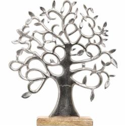 Статуэтка Lovely tree манговое дерево серебро 39х6х34 см Inari