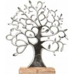 Статуэтка Lovely tree серебряный 25х6х30 см Inari