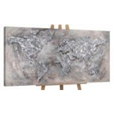 Картина Мировая карта 70x140 см YS-Art