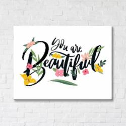 Постер Beautiful 50x65 см Brushme