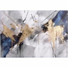 Картина с элементами ручной работы абстрактная геометрия 70x100 см BD23C138BW-1