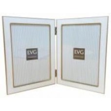 Рамка EVG Onix Double A46-11 2 фото 10x15 см белый
