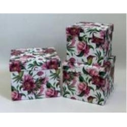 Коробка подарочная UFO W5231 15.5x15.5x14.5 см Flowers