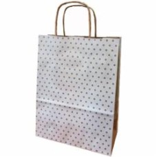Пакет бумажный КРАФТ в точечки 36x12x46 см Happycom International