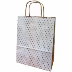 Пакет бумажный КРАФТ в точечки 36x12x46 см Happycom International