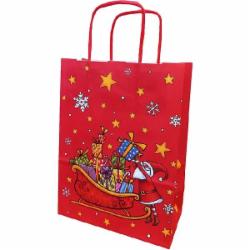 Пакет подарочный КРАФТс рисунком 36x12x46см Happycom International