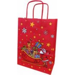 Пакет подарочный КРАФТ(с рисунком) 46x16x49 cм Happycom International