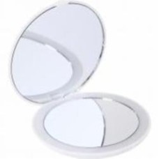 Зеркало Sensio LED портативное светлодиодное для макияжа 9x9x1,8 см белый