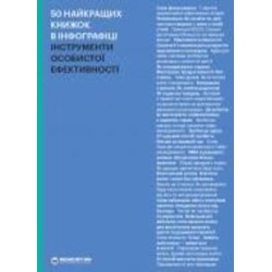 Книга «50 лучших книг в инфографике. Инструменты личной эффективности» 978-617-7966-59-2