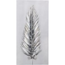 Картина Silver feather second 50x100 см