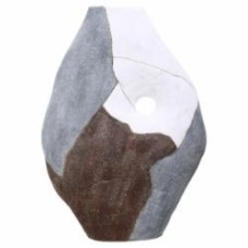 Ваза фарфоровая Inari Mosaic 48 см бело-серо-бежевая ZK376-1C