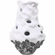 Ваза фарфоровая Inari Agate (Z681-2B) 33 см белая с черным Z681-2B