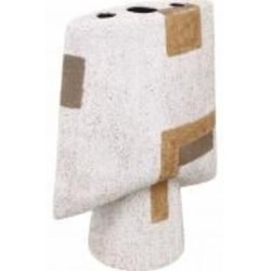 Ваза фарфоровая Inari Mosaic 30,5 см серо-бежевая Z207-2C