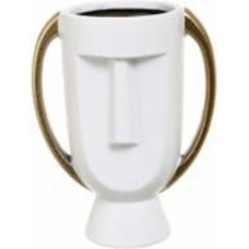 Ваза керамическая Sensio Vasos 21 см белая PS33112