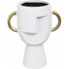 Ваза керамическая Sensio Vasos 17 см белая PS33113