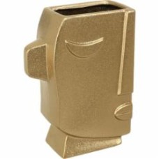 Ваза керамическая Sensio Funko 25,5 см золотая PS33071