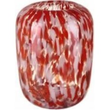 Ваза стеклянная Wrzesniak Glassworks Clio 26 см красная 17-10689A