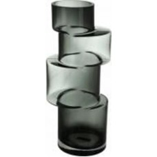 Ваза стеклянная Wrzesniak Glassworks Meleta 35 см черная 17-11016