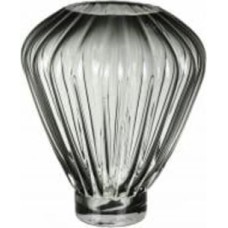 Ваза стеклянная Wrzesniak Glassworks Erato 27 см серая 17-11031A