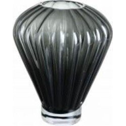Ваза стеклянная Wrzesniak Glassworks Erato 22 см серая 17-11031B