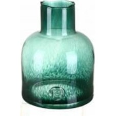 Ваза стеклянная Wrzesniak Glassworks Stamp 31,5 см зеленая 17-11035B