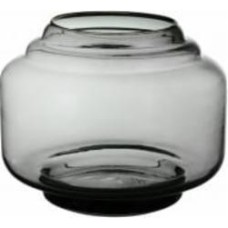Ваза стеклянная Wrzesniak Glassworks Litty 21,5 см серая 17-11222