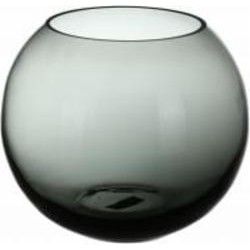 Ваза стеклянная Wrzesniak Glassworks Bumby 17 см серая 17-164