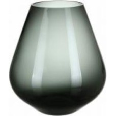 Ваза стеклянная Wrzesniak Glassworks Optic 22 см серая 17-9493A
