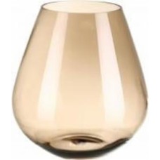 Ваза стеклянная Wrzesniak Glassworks Optic 28 см коричневая 17-9493B