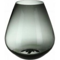 Ваза стеклянная Wrzesniak Glassworks Optic 28 см серая 17-9493B