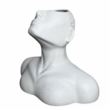 Ваза керамическая Nana ceramics Мрия глянец белый 26 см