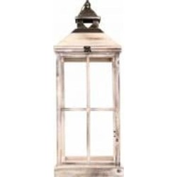 Подсвечник-фонарь Tudor 27х27х71 см светлое дерево TH23B053 Sensio
