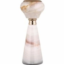Подсвечник Jade металл золото 8х8х21.5 см Inari