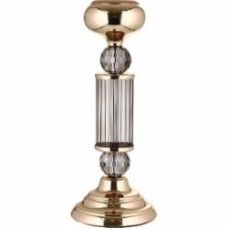 Подсвечник Goldy металл золото 11.5х11.5х28.5 см Inari