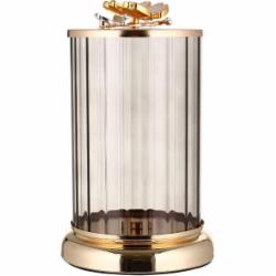 Подсвечник Goldy металл золото 14х14х23.5 см Inari